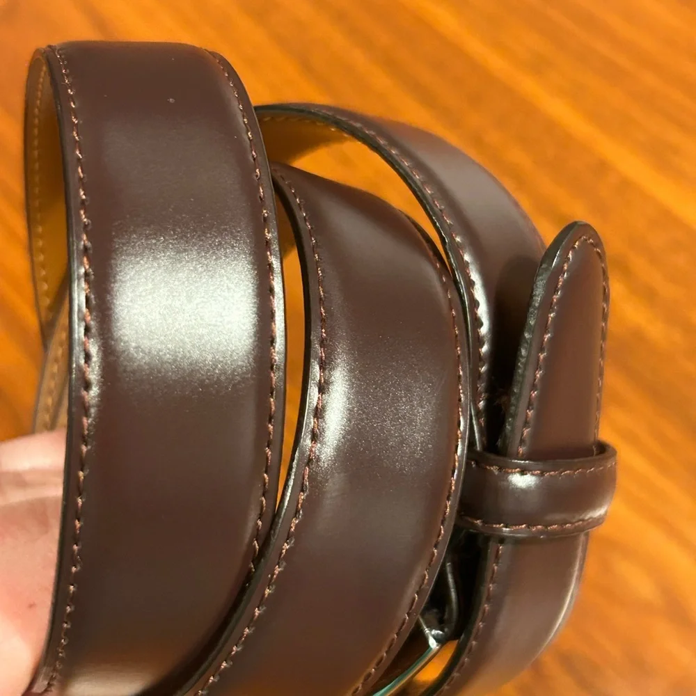 Dark Brown Belt Leather Size 30